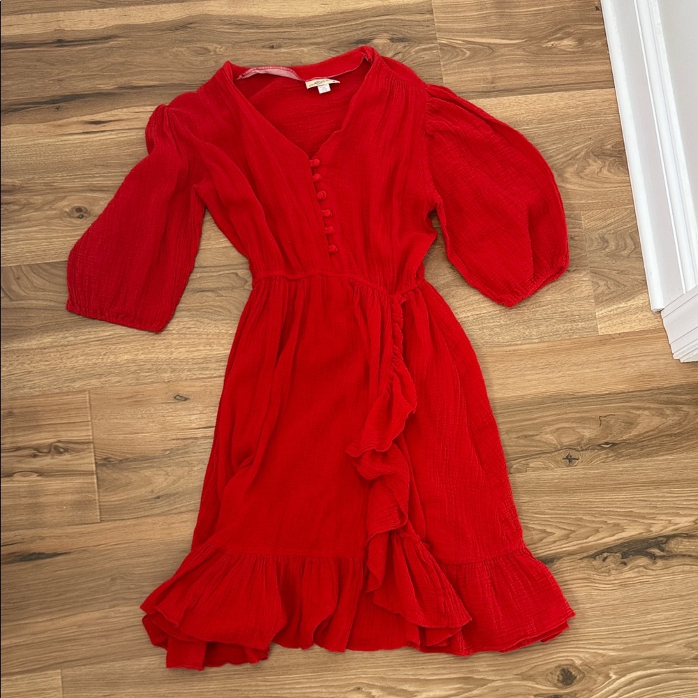 Elegant Red Mini Dress
